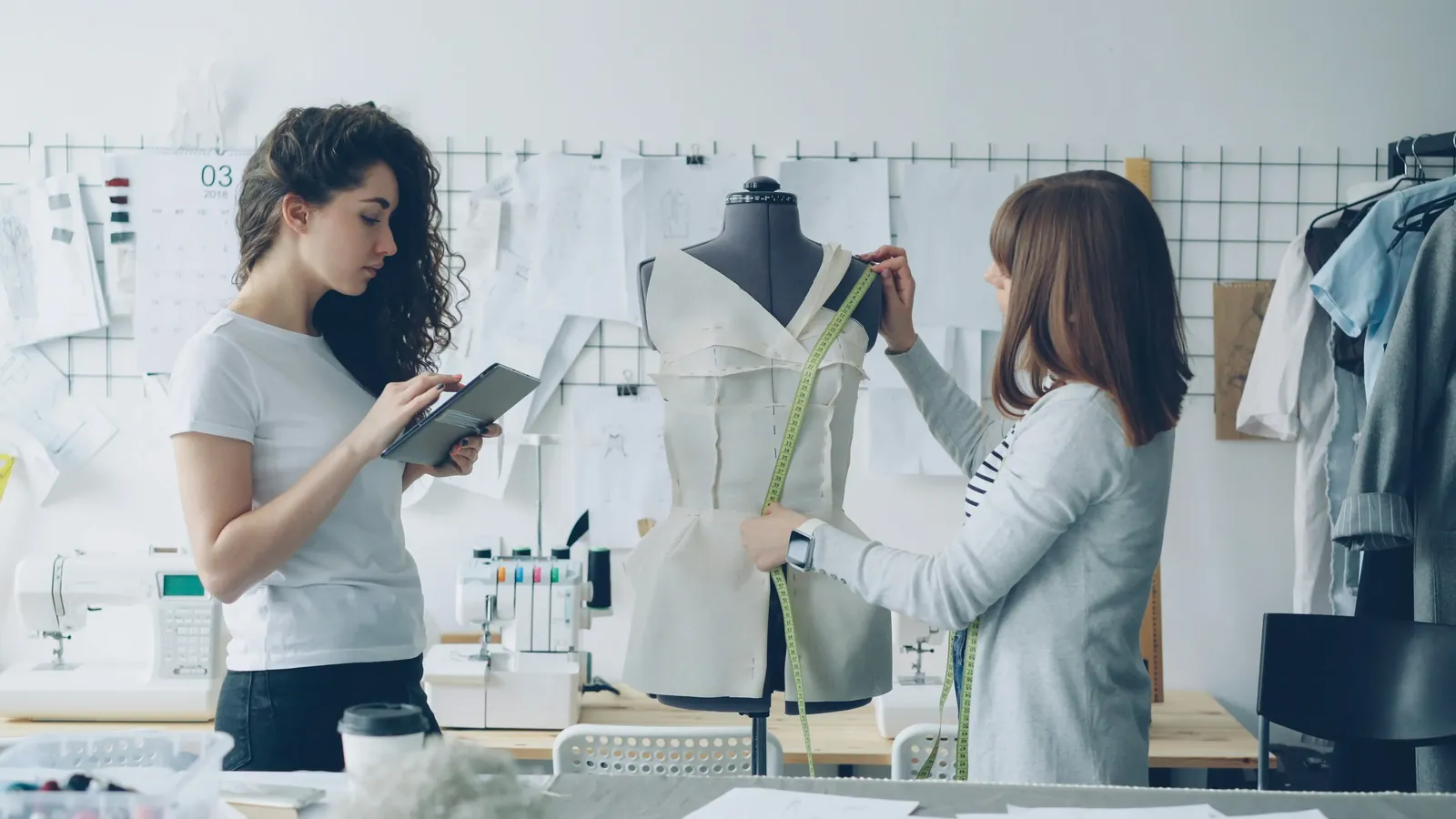 A sample request with measurements against spec and the buyer's feedback